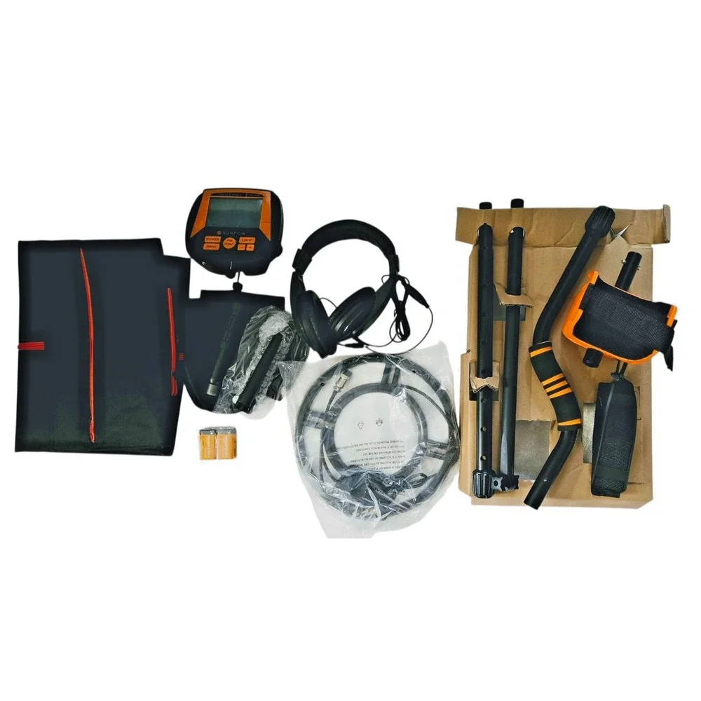 Sunpow OT-MD04 Black/Orange Waterproof High Accuracy Waterproof Metal Detector